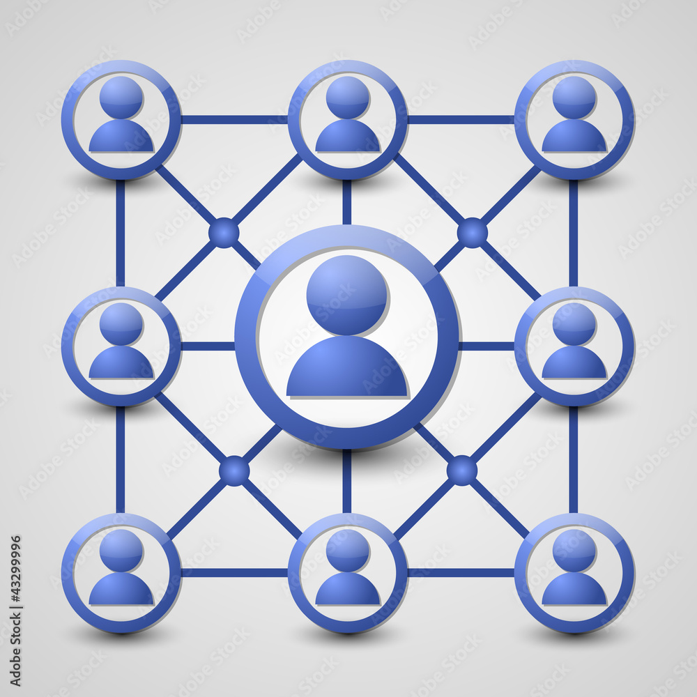 Social network icon Social network icon