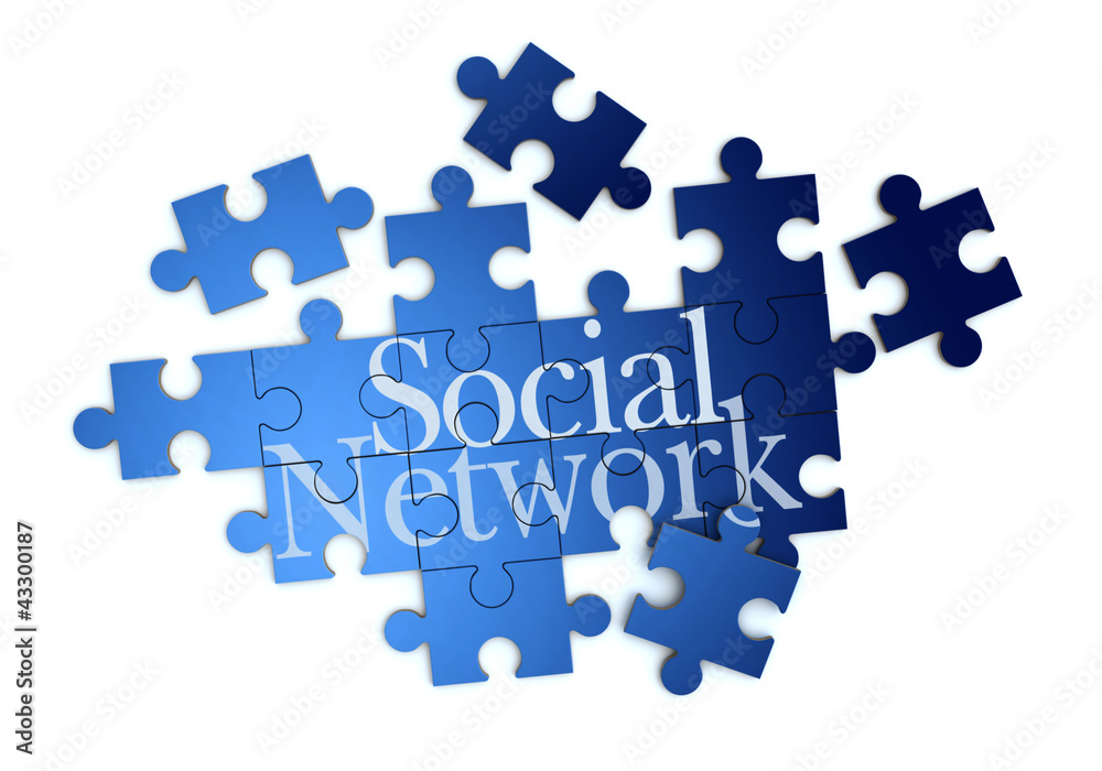 Social network puzzle Social network puzzle