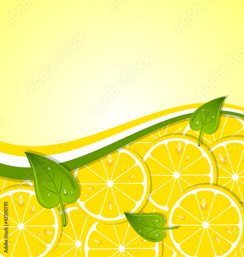 Lemon slices template
