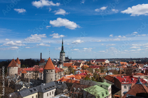 view on ancient Tallinn