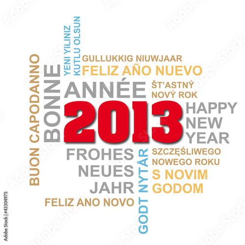 internationale Neujahrsgrüße