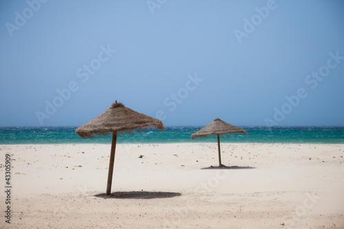 Beautiful empty beach in Tarifa, Spain. © Zai Aragon