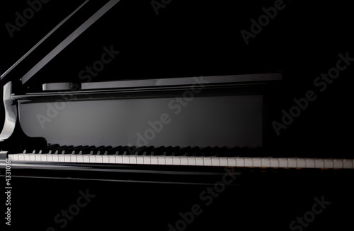 classic piano close up