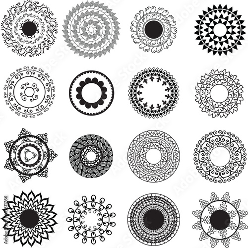 Henna mandala design