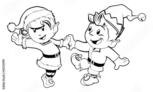 Elves Christmas Dancing