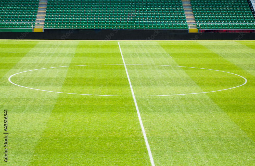 Obraz premium empty soccer or fotball stadium