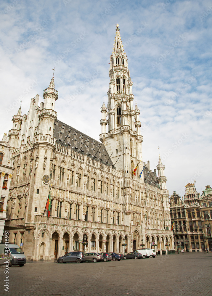 Brussels - The main square and Town hall