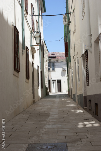 Old street in City Pag in croatia © justaa