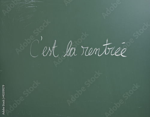 rentrée scolaire photo