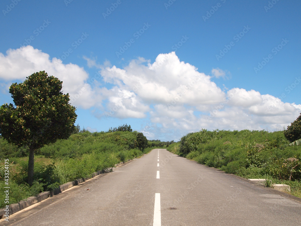 池間島の道路