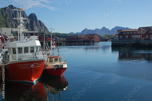 Harbour in Svolvaer, Lofoten, Norway
