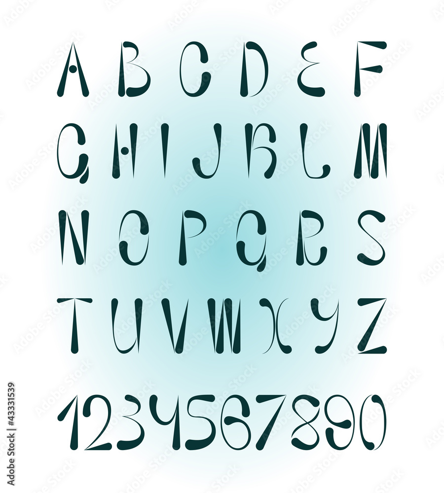 Creative alphabet and numbers