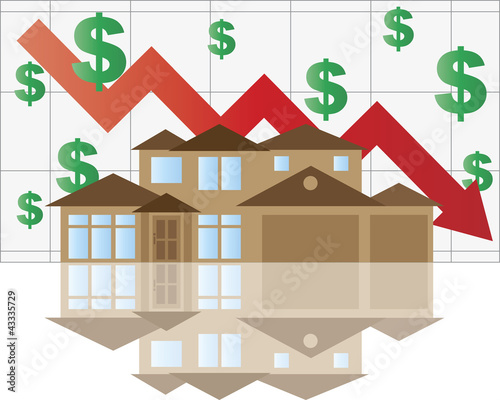 House Falling Value Graph