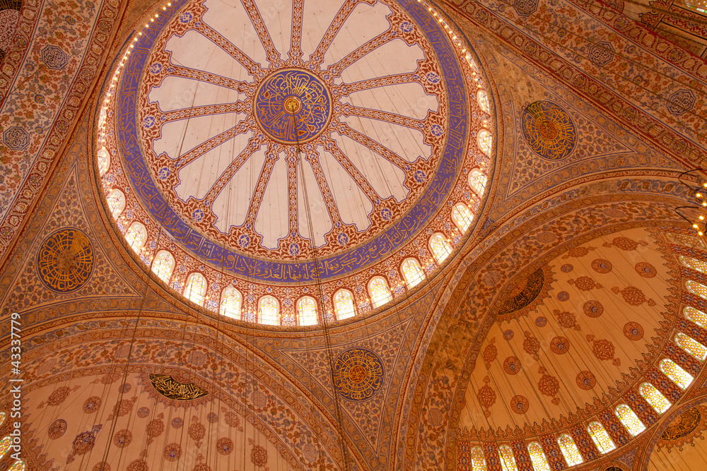 Ceiling of the Blue Mosque Ceiling of the Blue Mosque