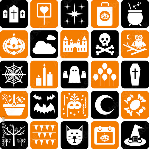 Halloween icons
