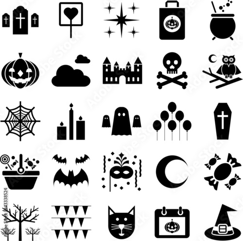 Halloween icons