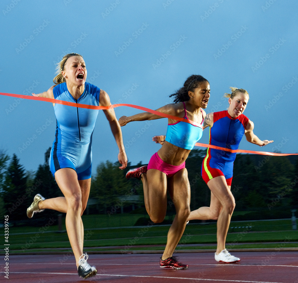 Running Race Finish Line