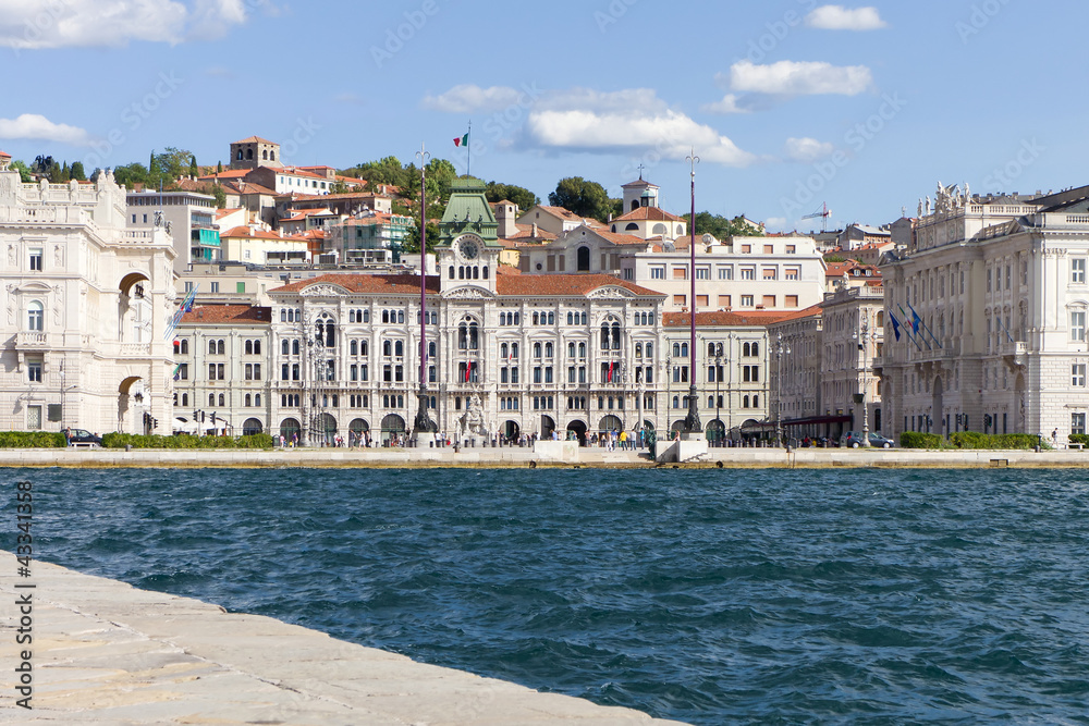 City centre of Trieste, Italy