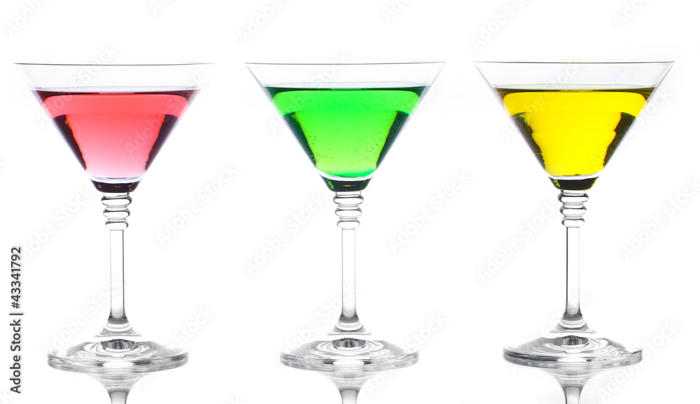alcoholic cocktails isolated on white alcoholic cocktails isolated on white