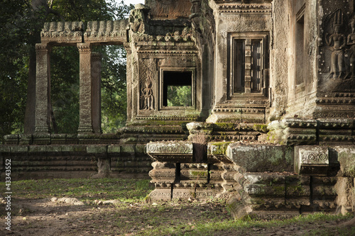 Ruins in Angkor Wat temple