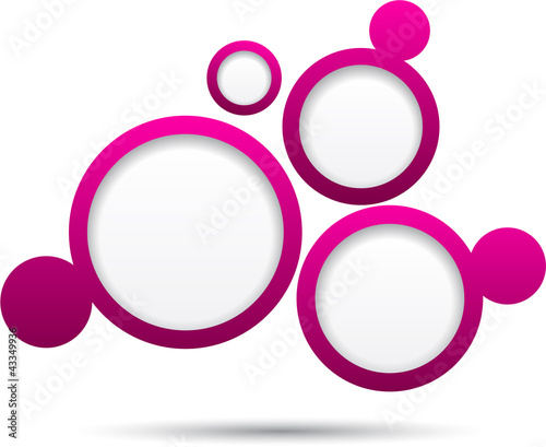 Web bubble background.