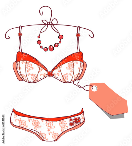 Sexy vintage lingerie  with label