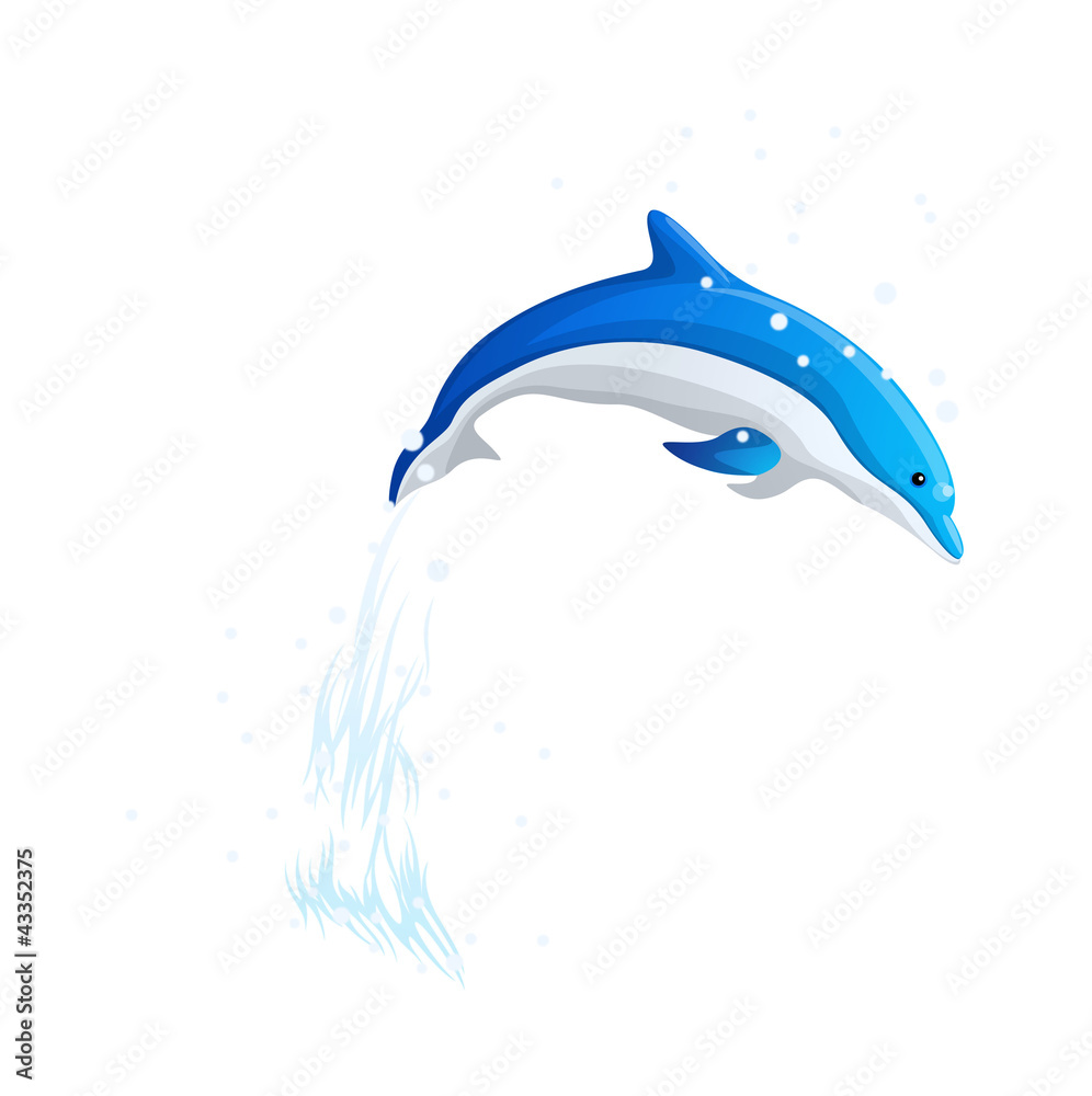 Naklejka premium vector icon dolphin