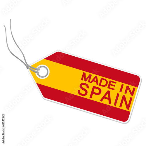 Anhänger mit  MADE IN SPAIN