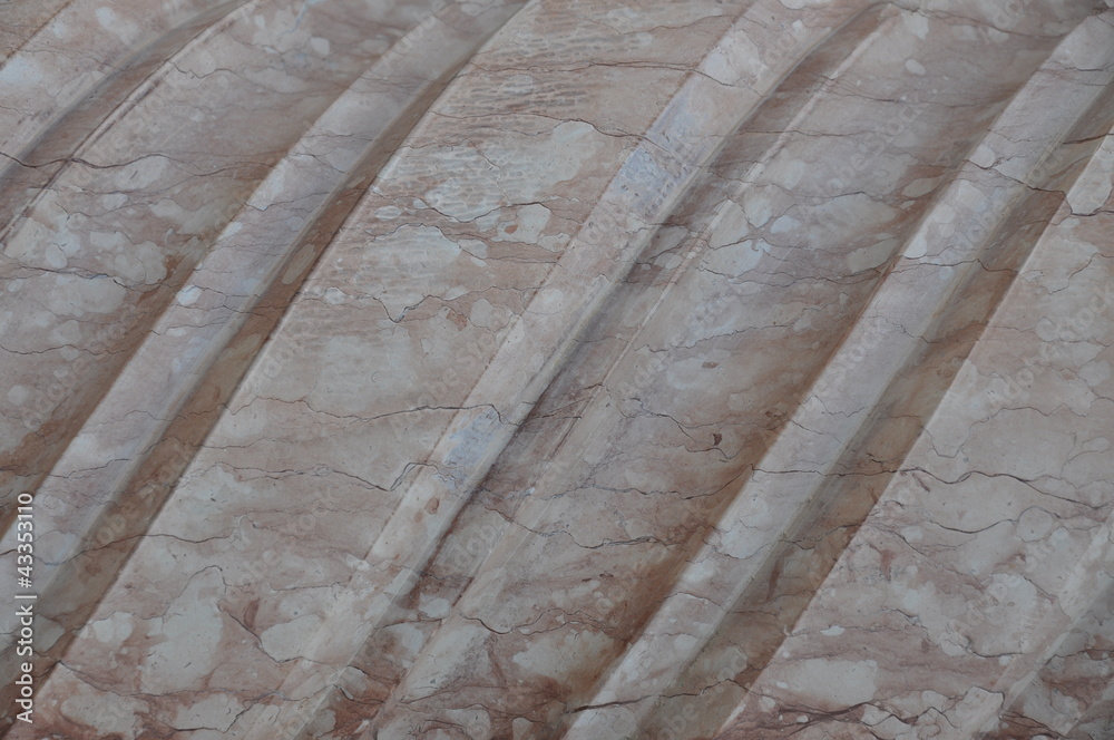 Obraz premium Carved stone waves