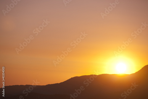 sunset in mountain © nataiki