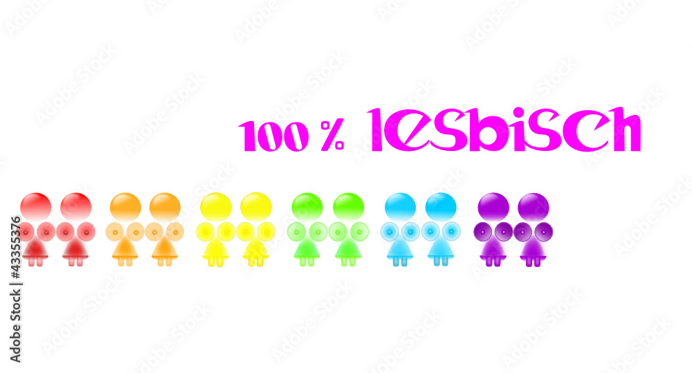 Obraz premium 100 per cent lesbian