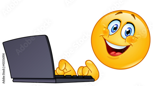 Emoticon with computer