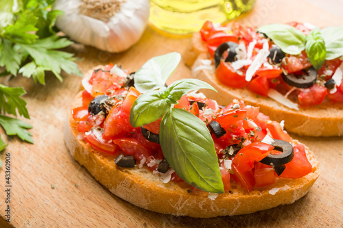 Bruschetta Italiana - Antipasto italiano