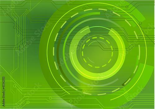 fond vert cotemporain