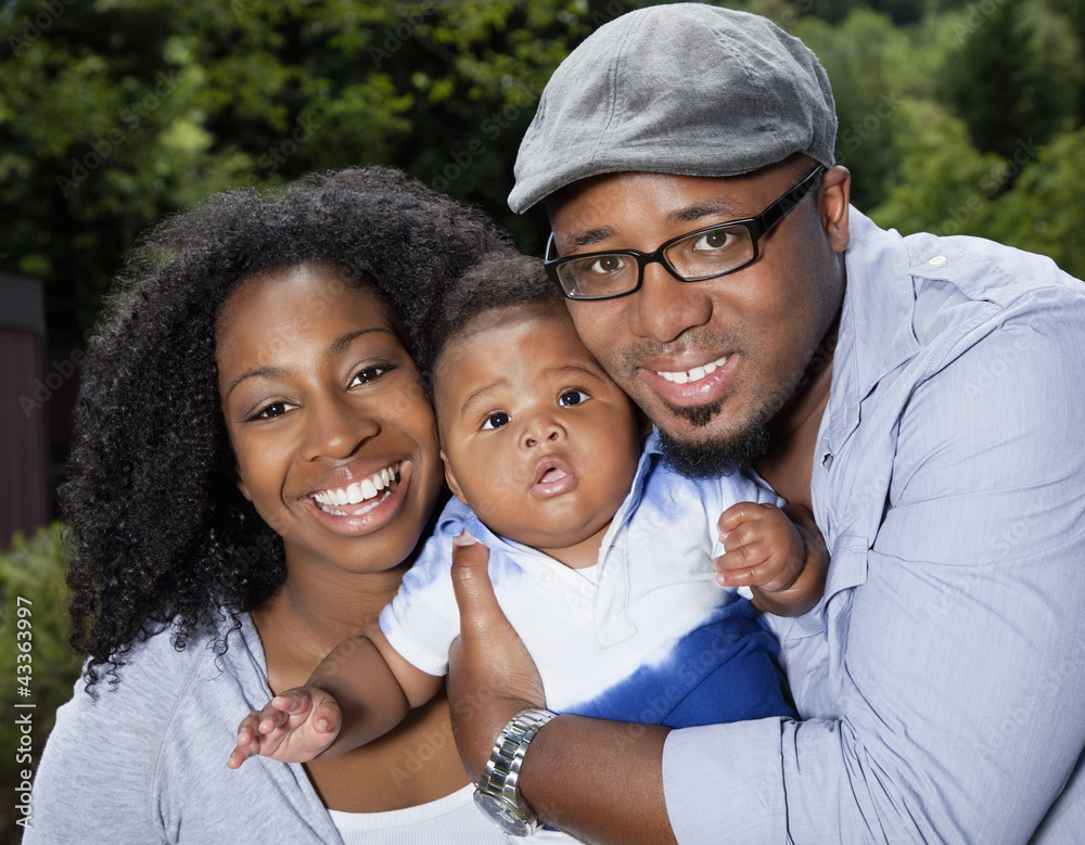 African American mother, father and baby son Stock Photo Adobe Stock