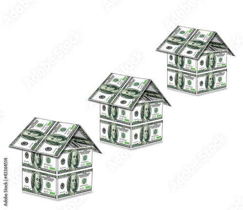 Houses from dollars photo