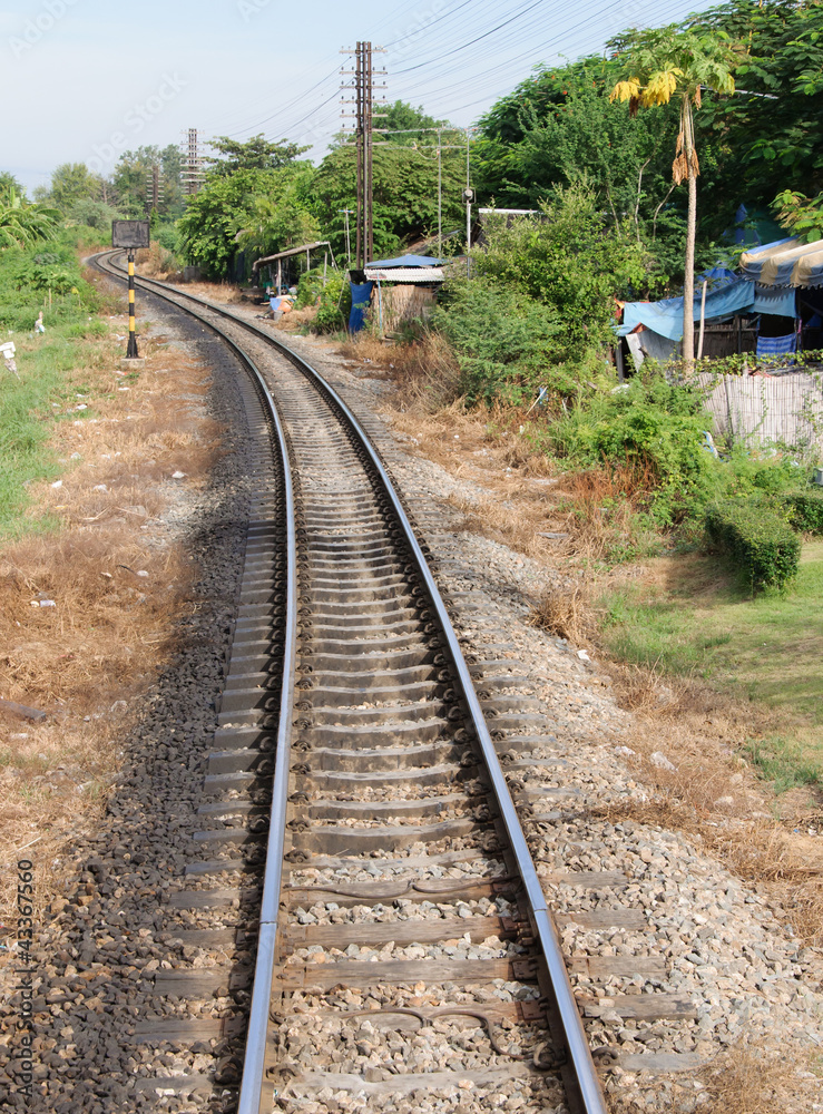 Obraz premium Cruve rail