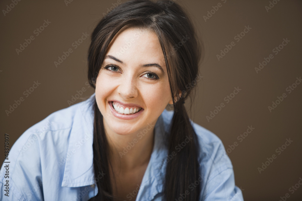 Smiling Caucasian woman Smiling Caucasian woman