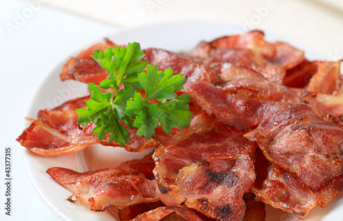 Crispy bacon strips