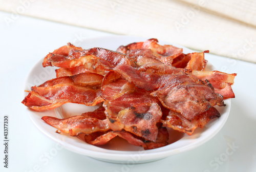 Crispy bacon strips