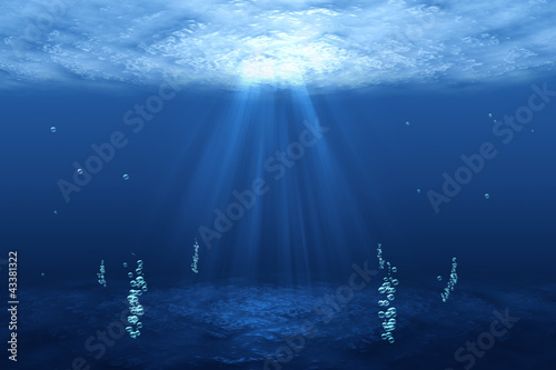 Unterwasserhintergrund Querformat
