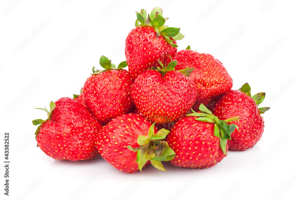 Handful of strawberries Handful of strawberries