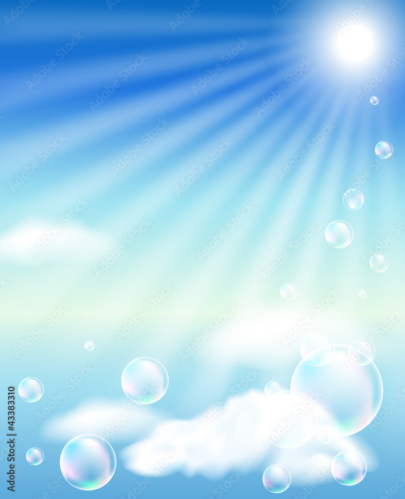 Clouds and sunshine Clouds and sunshine
