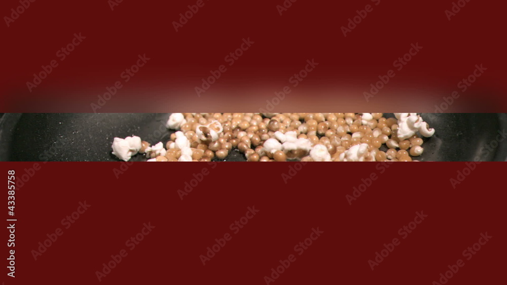 Videos of popcorn popping 