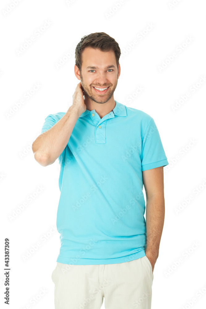 junger mann im Poloshirt junger mann im Poloshirt