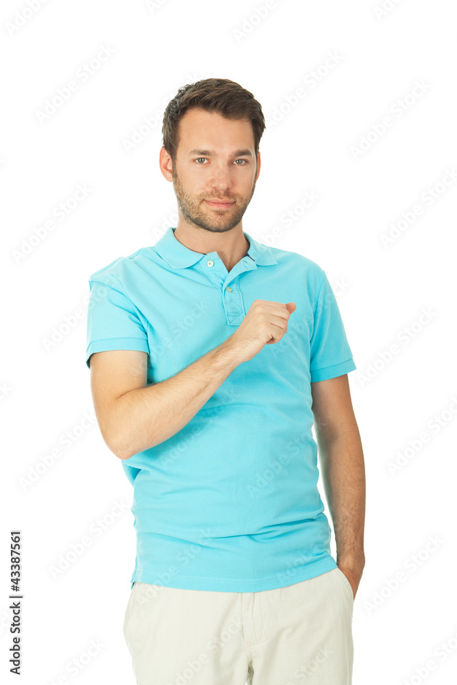 junger mann im Poloshirt junger mann im Poloshirt
