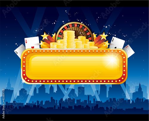 Casino background city