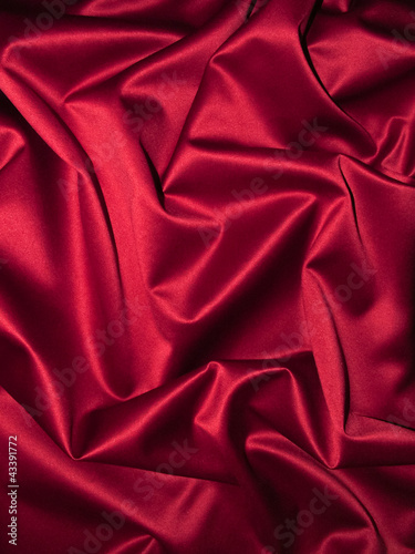 Roter Satin, Textur, Hintergrund