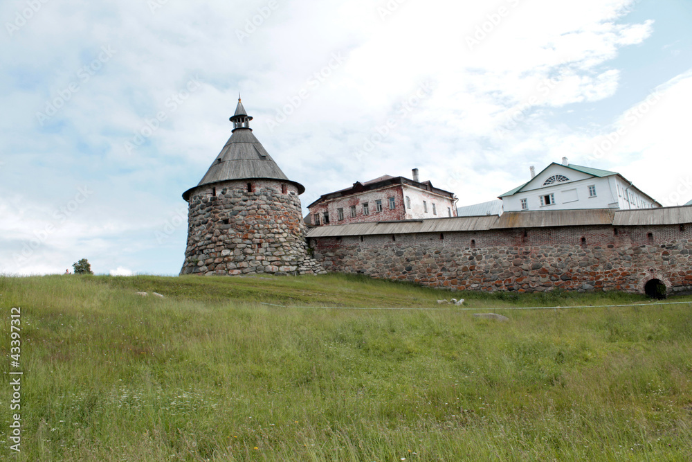 Solovetsky Monastery. Korozhnaya tower of Solovki monastery