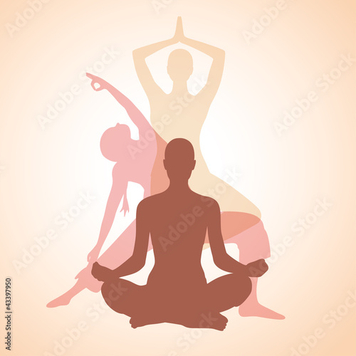 Obraz yoga poses